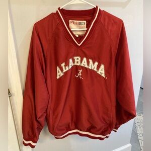 Pressbox Alabama Roll Tide Warm Up Pullover Embroidered size medium